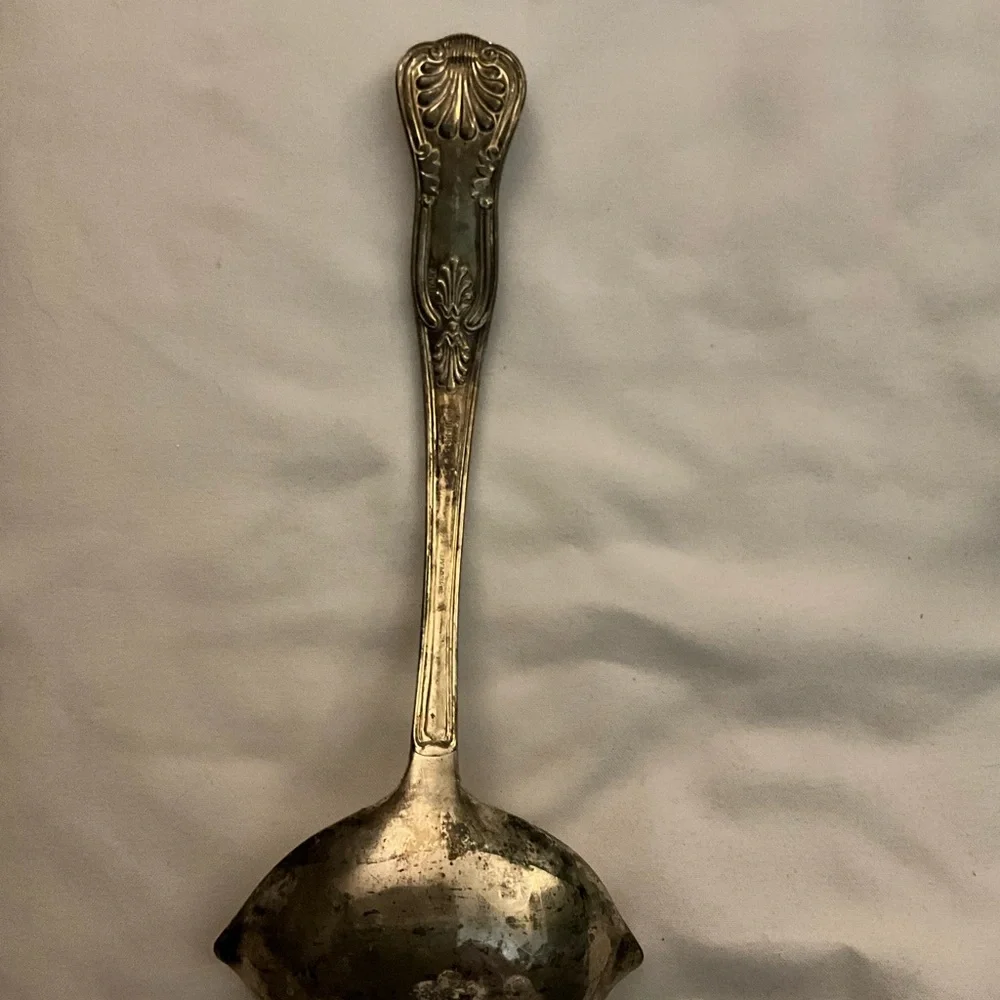 Vintage Sheffield Silver Plate Ladle